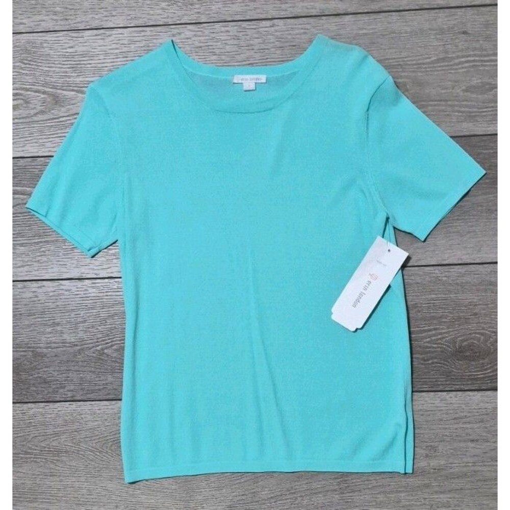 Erin London Top Teal Size Small